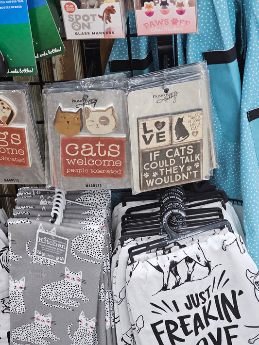 Cat Print Kitchen Towel