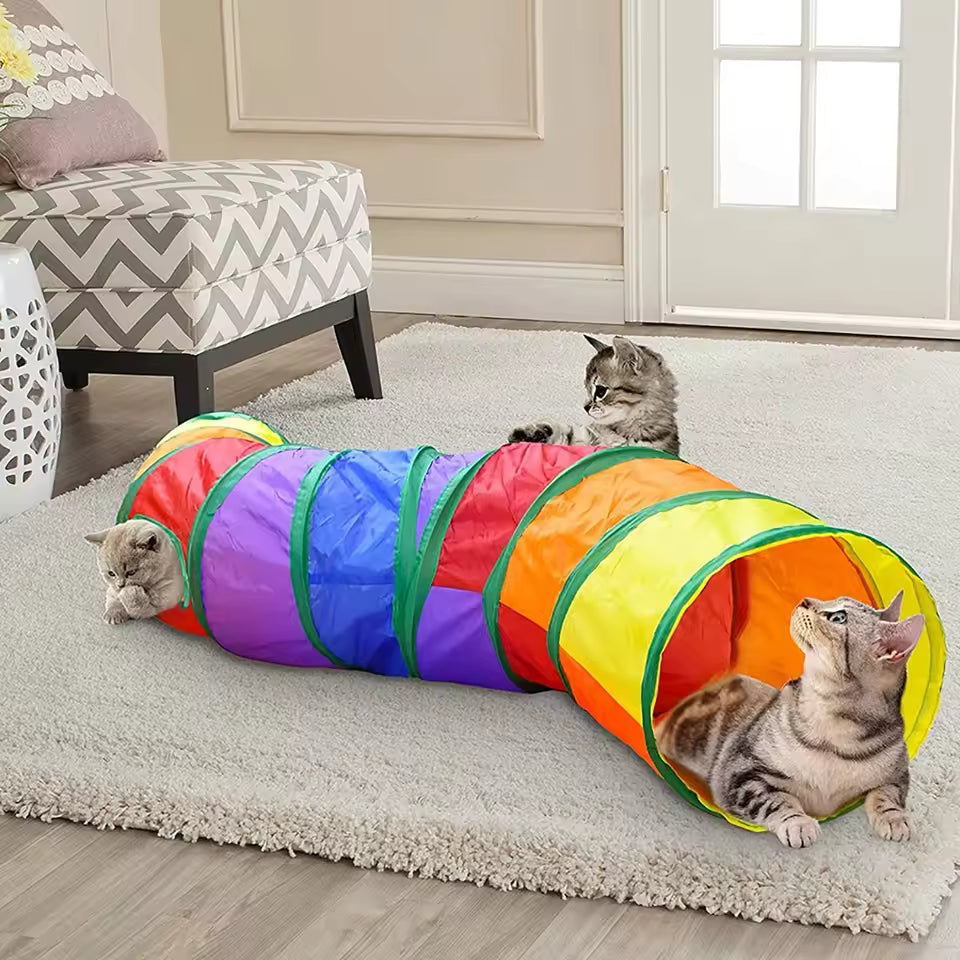 Foldable Cat Tunnel Tube Toy