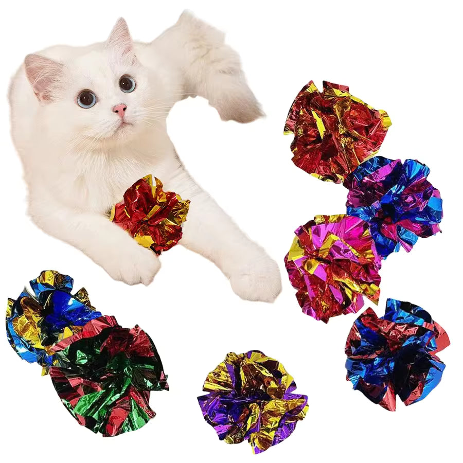 Cat Crinkle Ball Set
